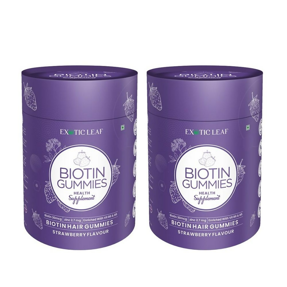 Exotic Leaf Biotin Gummies - Distacart