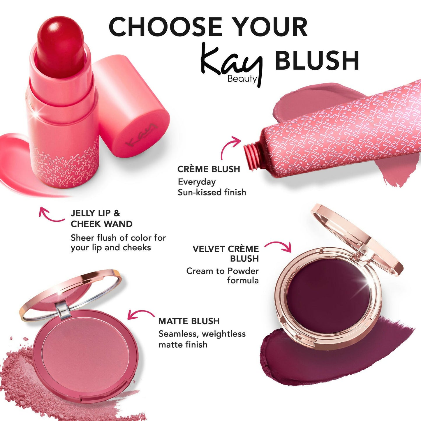 Kay Beauty Jelly Lip & Cheek Popsicle Wand - Berry Burst - Distacart