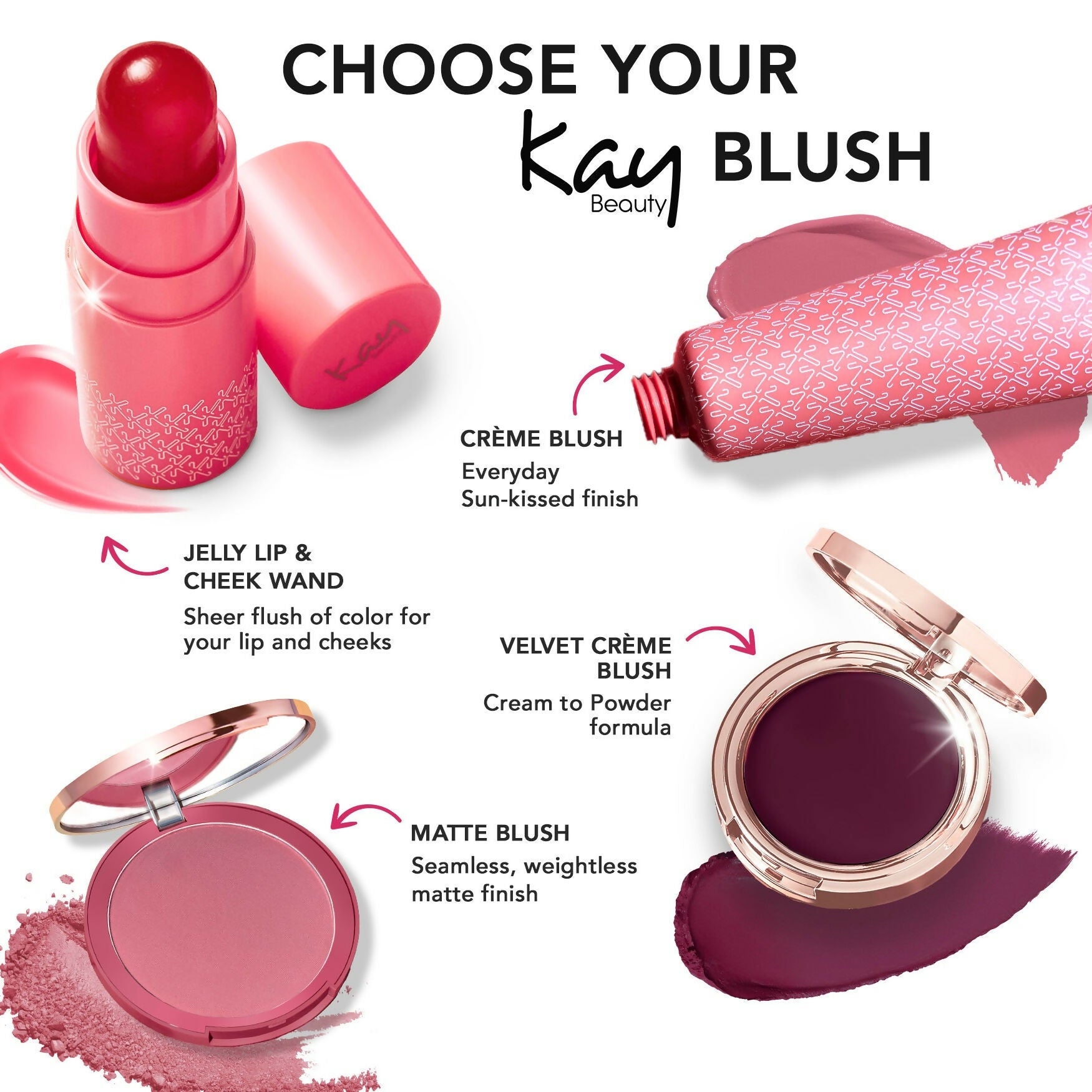 Kay Beauty Jelly Lip & Cheek Popsicle Wand - Berry Burst - Distacart