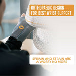 Thumbnail for Orth-rem Elastic Wrist Support Brace For Right Hand with Removable Aluminum Splint