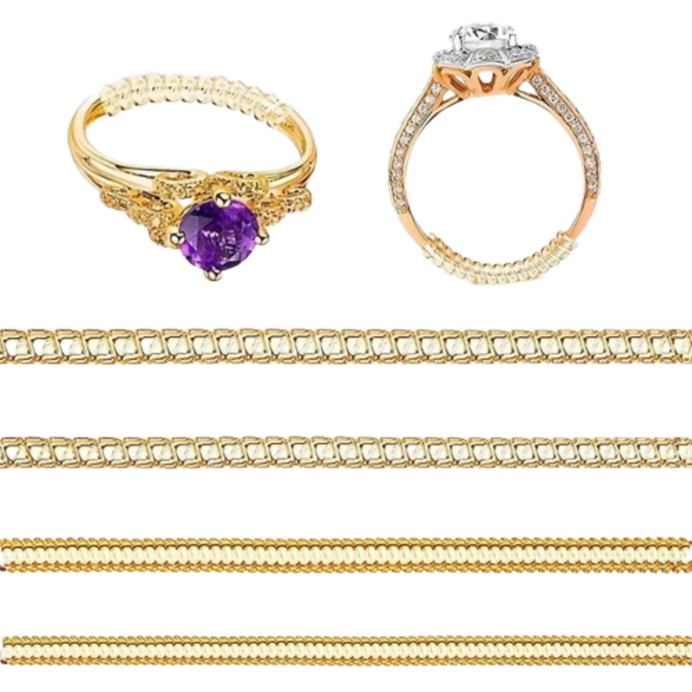 Saiellin Ring Size Adjuster For Loose Rings - Gold - Distacart