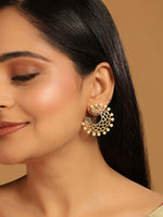 Thumbnail for Nuyug 22K Gold Plated Celestial Filigree Earrings