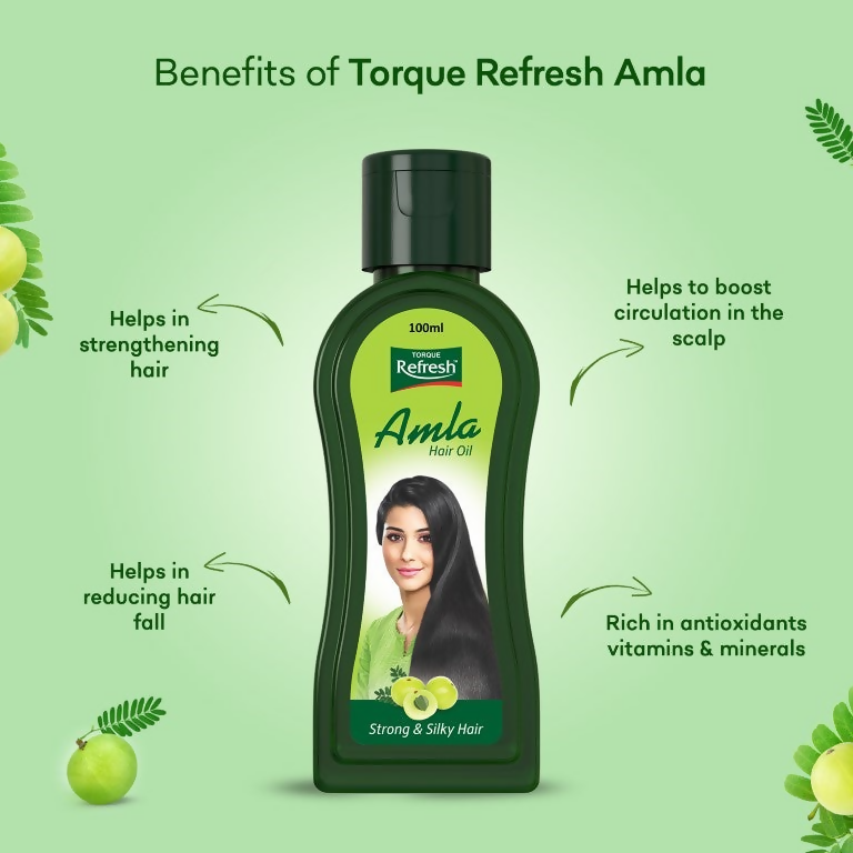Torque's Refresh Amla Hair Oil For Strong, Long And Thick Hair - Distacart
