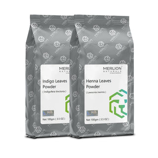 Henna and Indigo Powder_ 2x100gm_Merlion Naturals_1