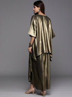 Thumbnail for Ahalyaa Women's Traditional Wear Co-ods - Antiqe Gold - Distacart