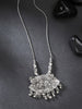 NVR Women's Silver-Toned Radha Krishna Pendant with Chain - Distacart