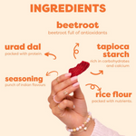 Thumbnail for Nocap foods Guilt Free Healthy Chips - Beetroot Cream & Onion,Millet Jalapeno - Dista