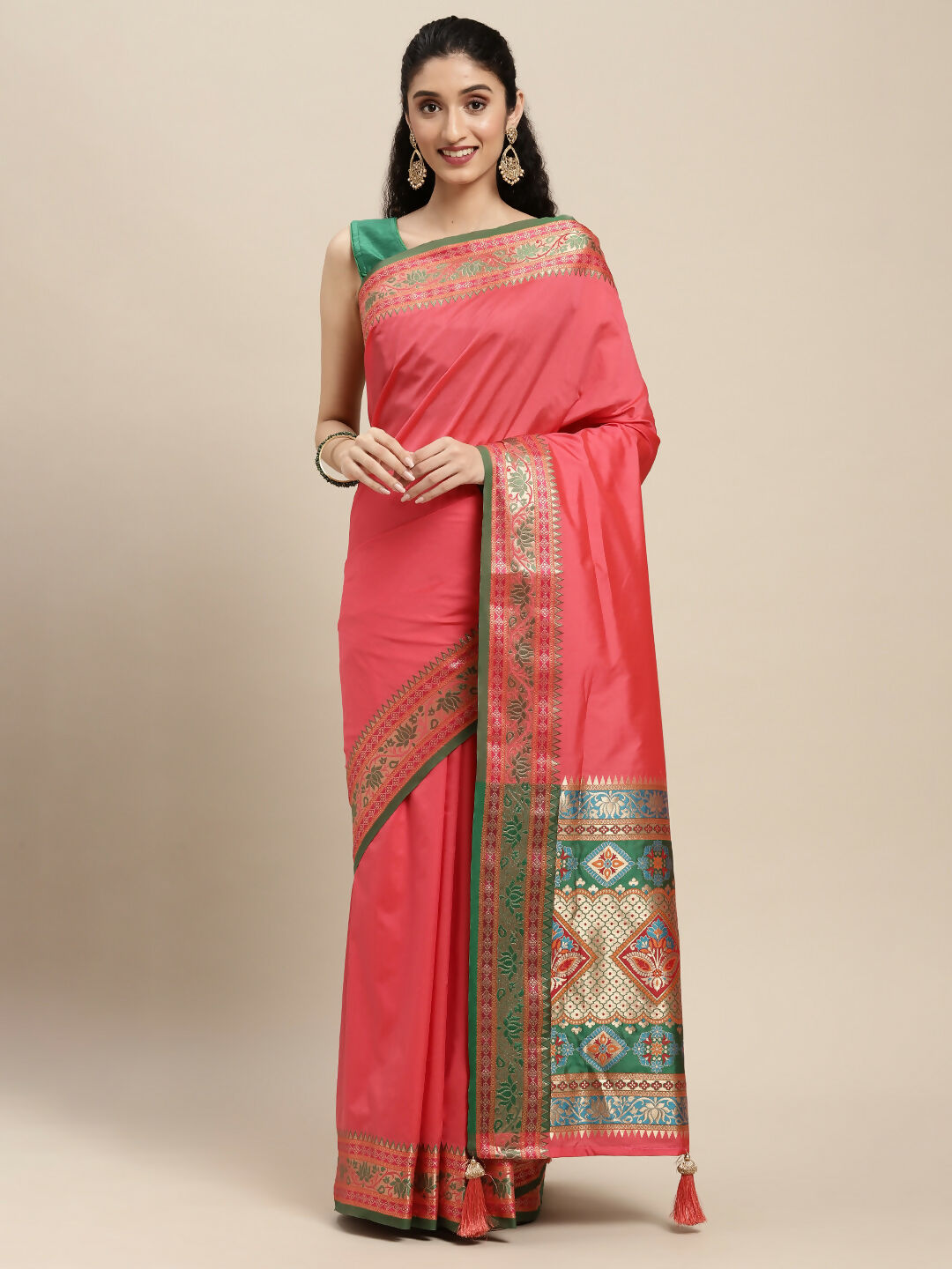 Astita Silk Blend Gajari Saree