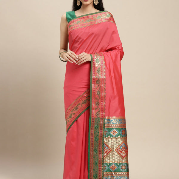 Astita Silk Blend Gajari Saree
