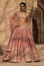 Thumbnail for Lehenga Mart Designer Indian Wedding Lehenga Choli-Light Pink - Distacart