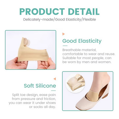 Bronson Professional Toe Thumb Bunion Corrector, Toe Separator & Toe Spreader With Gel Pad Support - Dista