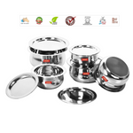 Thumbnail for Sumeet Stainless Steel Cookware Set With Lid - Dista