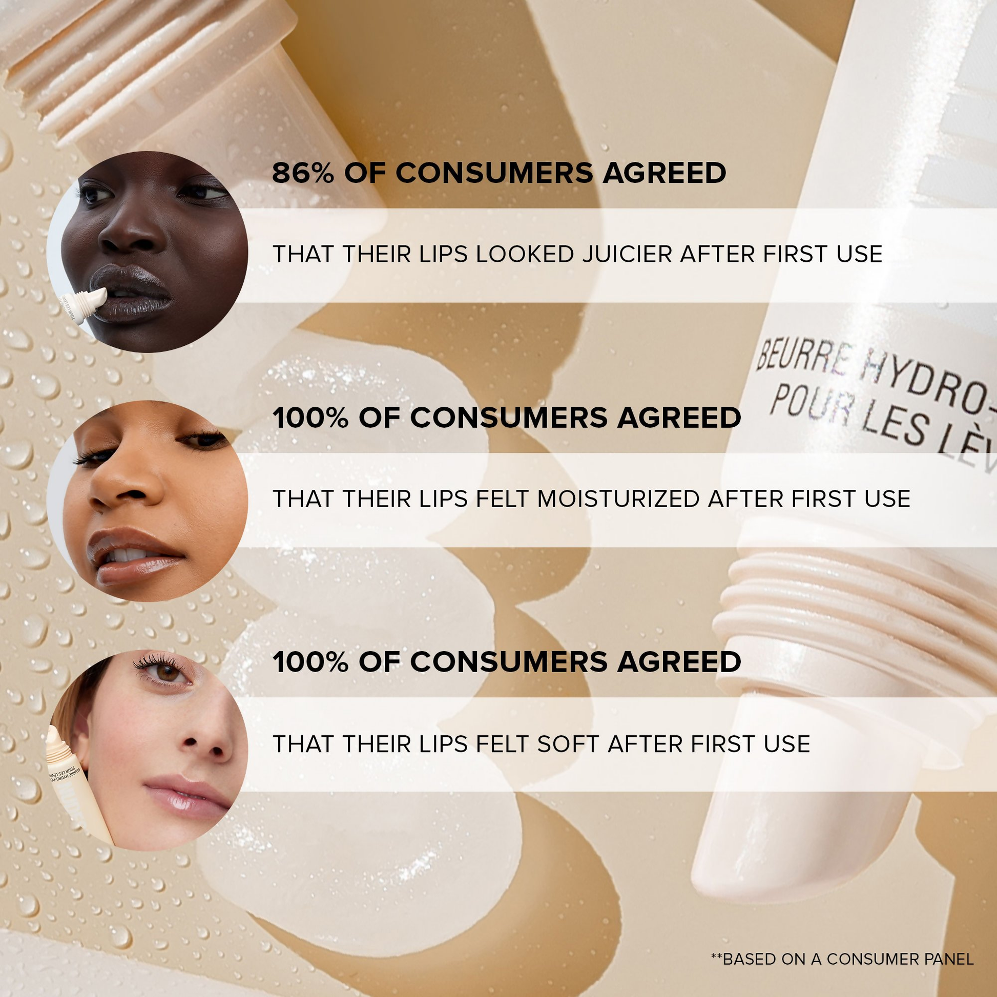 Nudestix Hydra-Peptide Lip Butter - Dolce Nude - Distacart