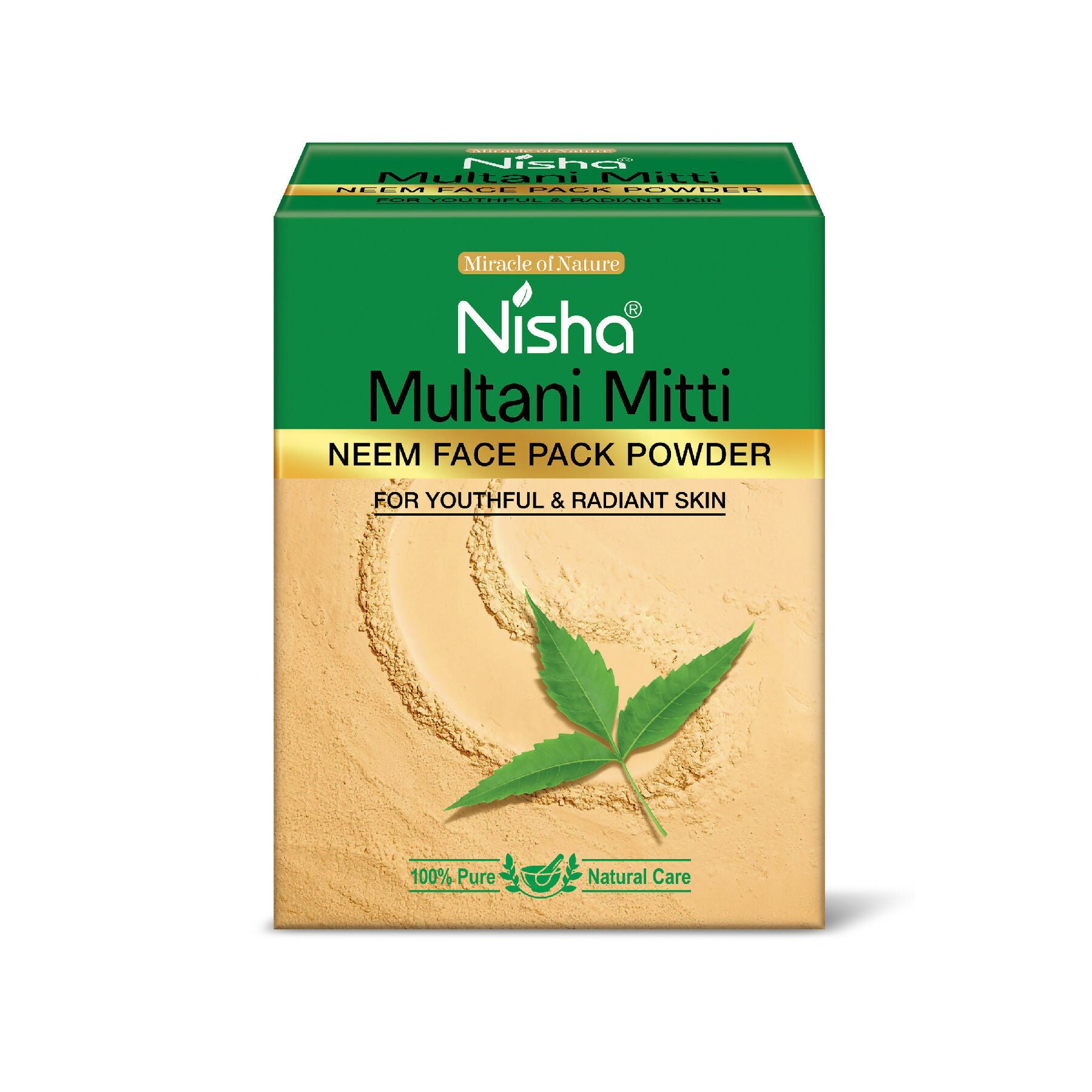 Nisha Neem Multani Mitti for Face | Skin Brightening Face Pack - Distacart