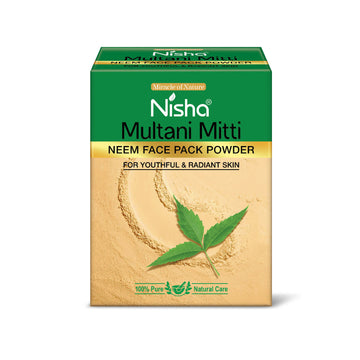 Nisha Neem Multani Mitti for Face | Skin Brightening Face Pack - Distacart