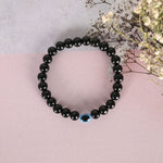 Thumbnail for NVR Men & Women Marble Crystal Beaded Elasticated Bracelet - Distacart
