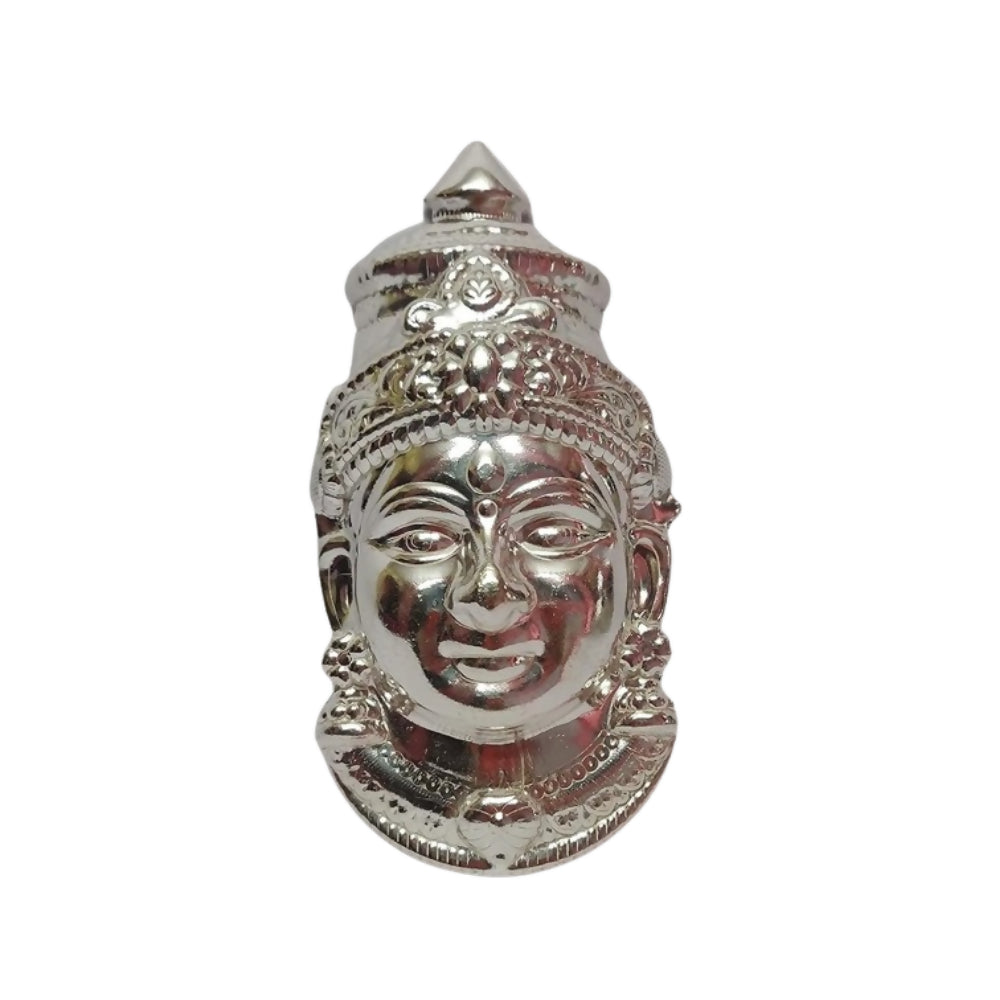 Bhakti Minds Silver Plated Goddess Lakshmi Devi Face/Mukhota - Distacart