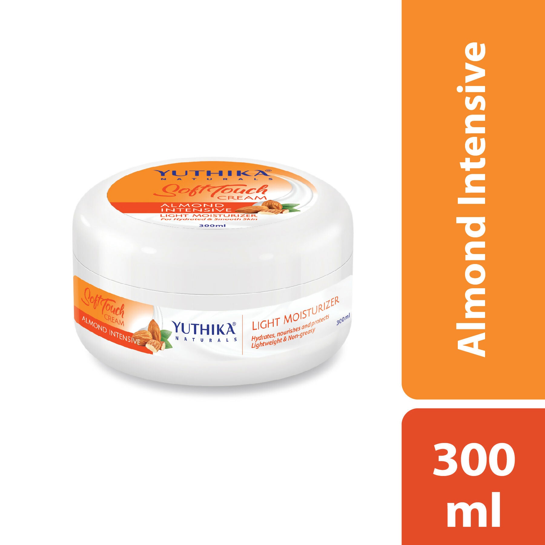 Yuthika Almond Intensive Light Moisturizer Cream - Distacart
