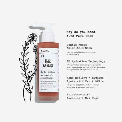 Aminu A-HA Face Wash for Brightening & Oil Control - Distacart
