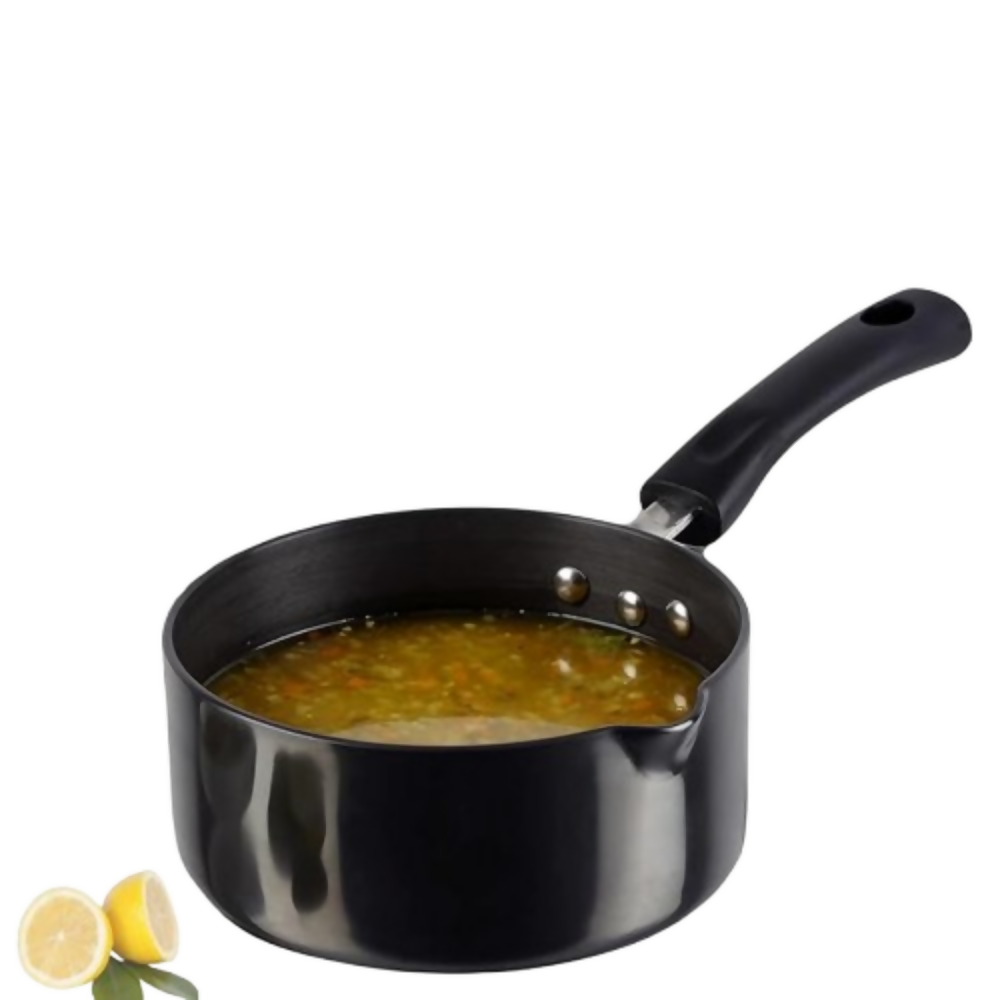 Vinod Black Pearl Hard Anodised Saucepan - Dista