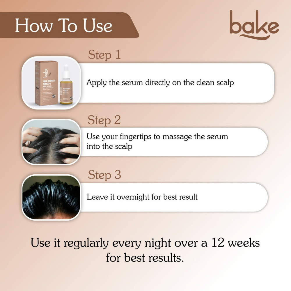 Bake Pure Rosemary Oil Hair Serum with Anagain & Biotin