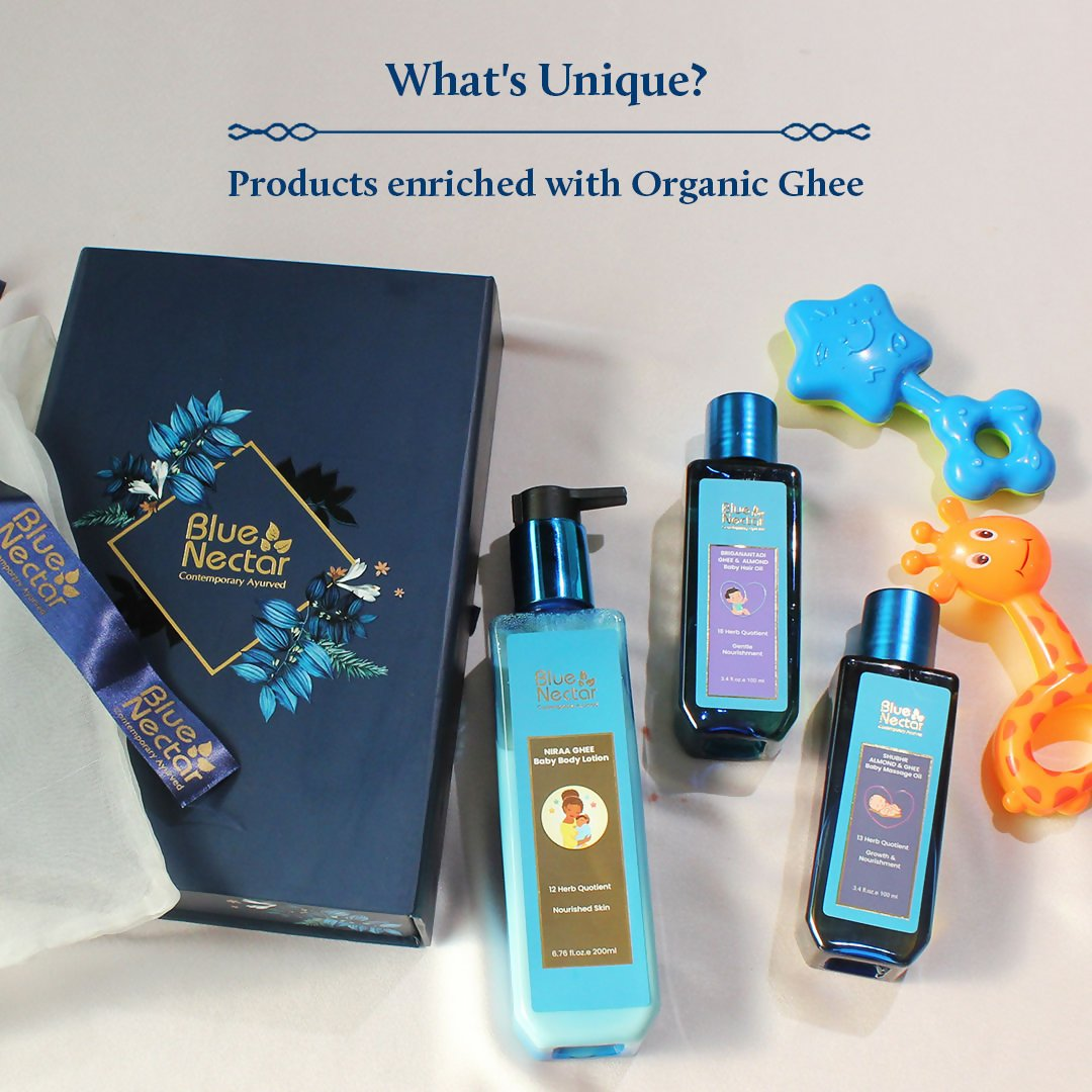 Blue Nectar Full Body Baby Care Gift Set - Distacart
