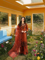 Thumbnail for Teeya Creation Womens Trending Stylish Kurta Palazzo Set - Orange - Dista
