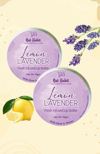 Thumbnail for Nat Habit Lemon Lavender Lip Butter - Distacart