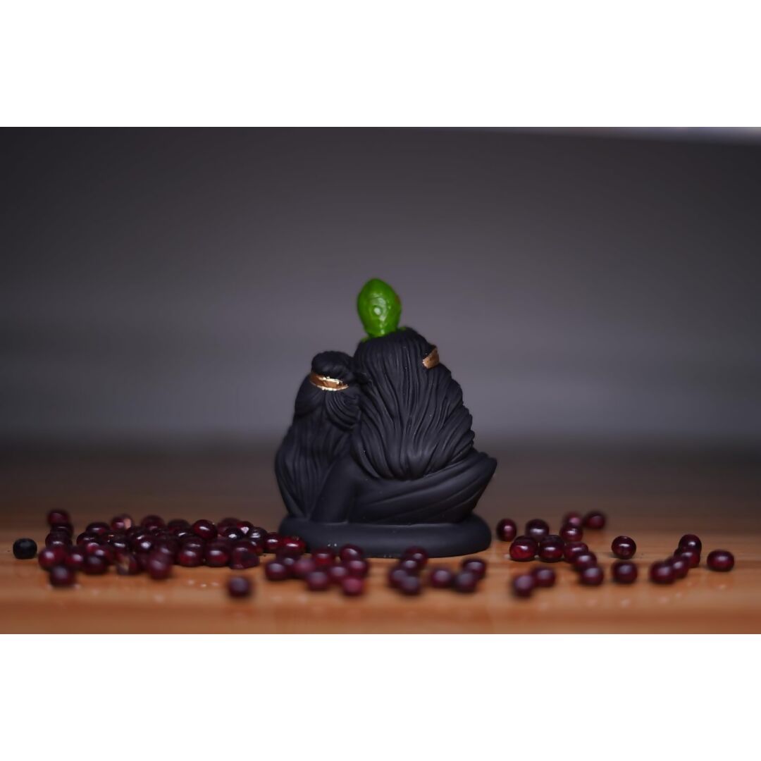 India Ka Bazar Lord Radha Krishna Idol - Gold & Black - Distacart