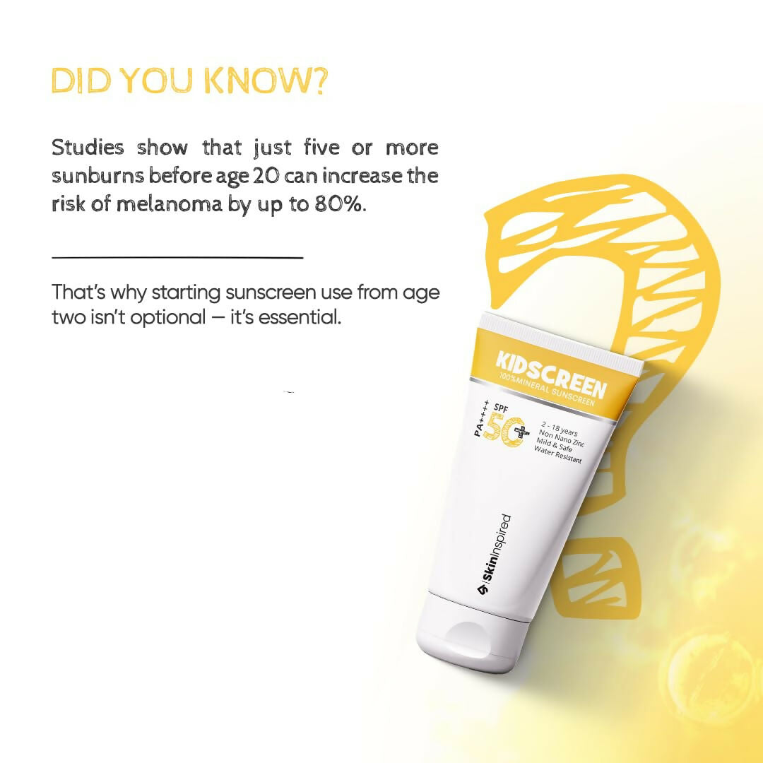 SkinInspired Kidscreen 100% Mineral Sunscreen SPF 50+ PA++++