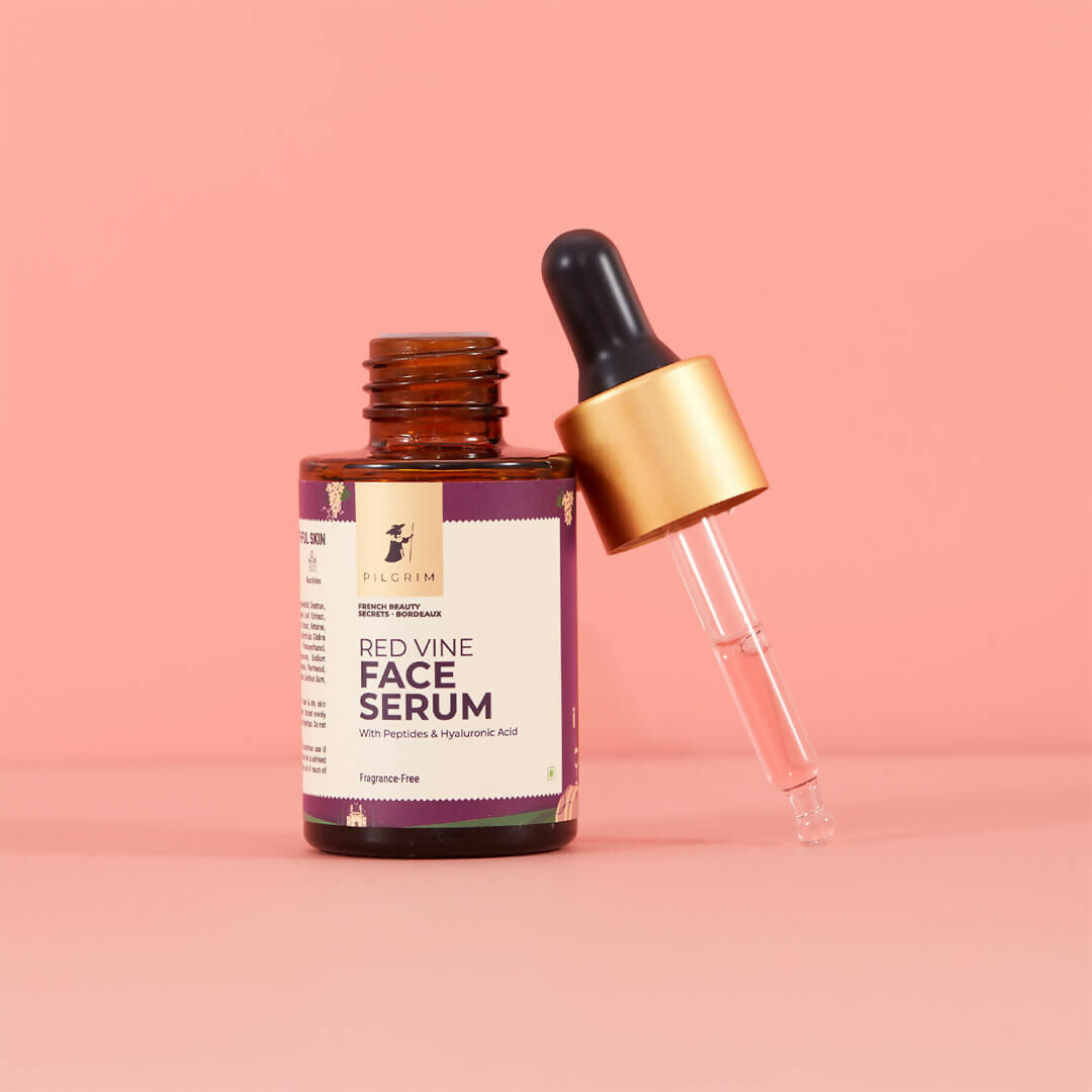 Pilgrim Red Vine Face Serum For Anti-Ageing - Distacart