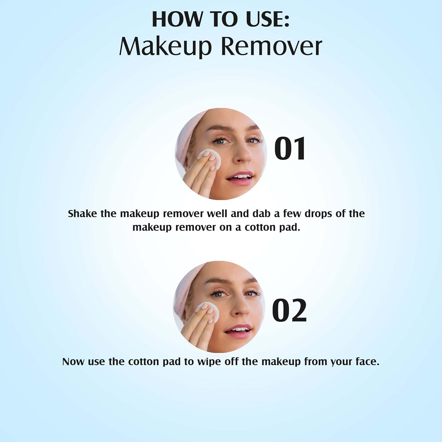 Glam21 Makeup Remover For Water-Proof & Long Lasting Makeup - Blue - Distacart
