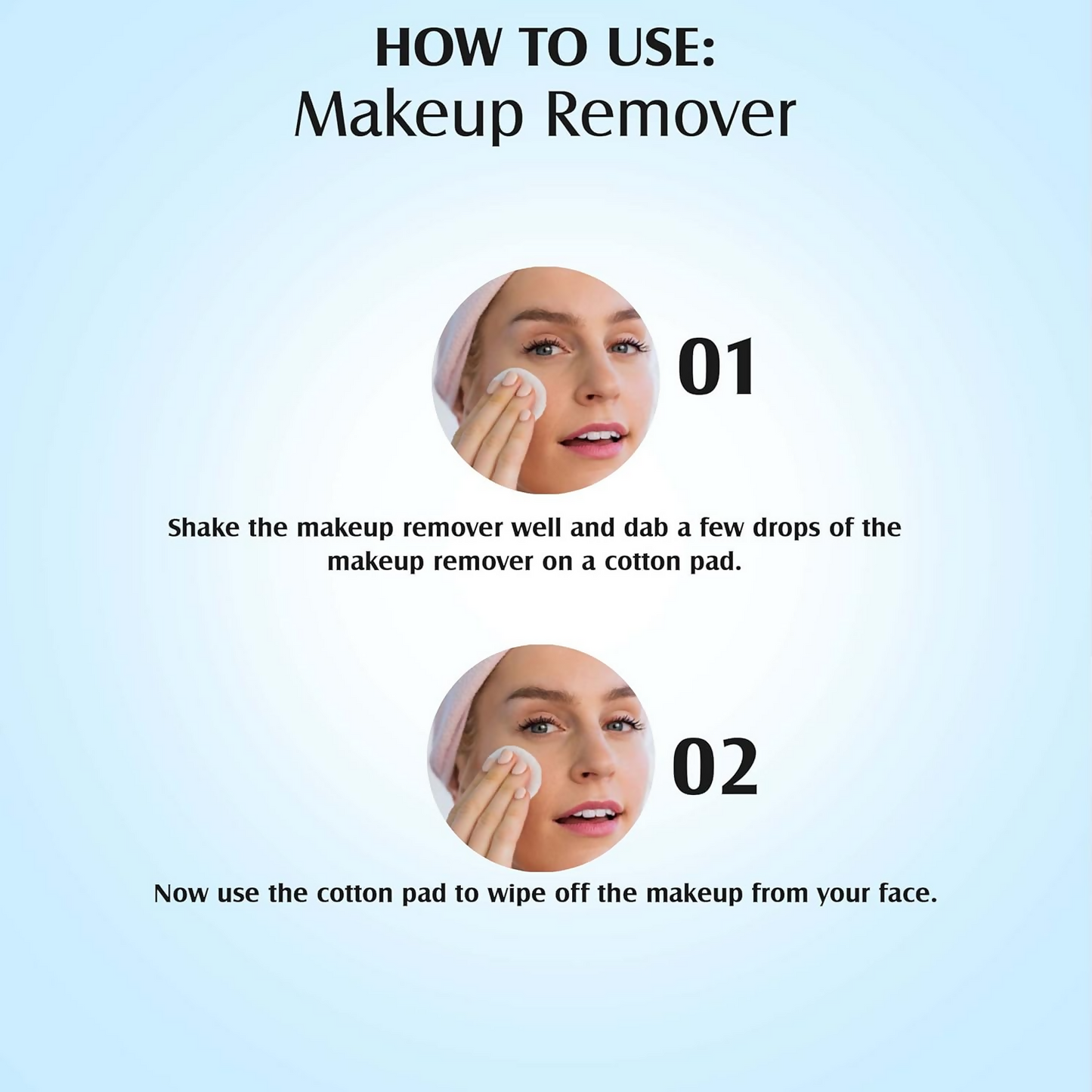 Glam21 Makeup Remover For Water-Proof & Long Lasting Makeup - Blue - Distacart