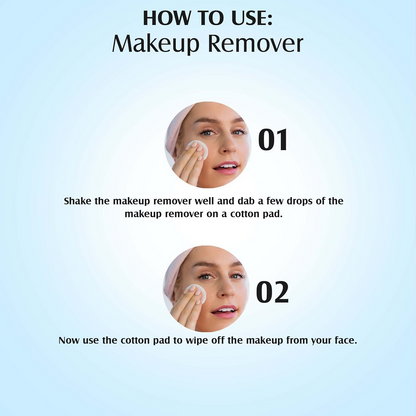Glam21 Makeup Remover For Water-Proof & Long Lasting Makeup - Blue - Distacart