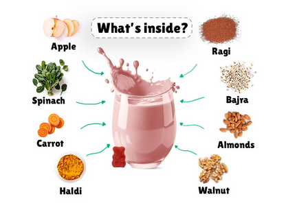 Little Joys Multivitamin Gummies & Nutrimix Immunity Boosting Kit 7+ Years - Strawberry - Distacart