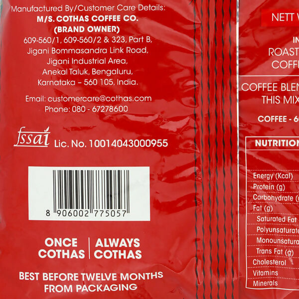 Cothas Coffee – Hotel Blend Extra Strong Coffee Powder - Distacart