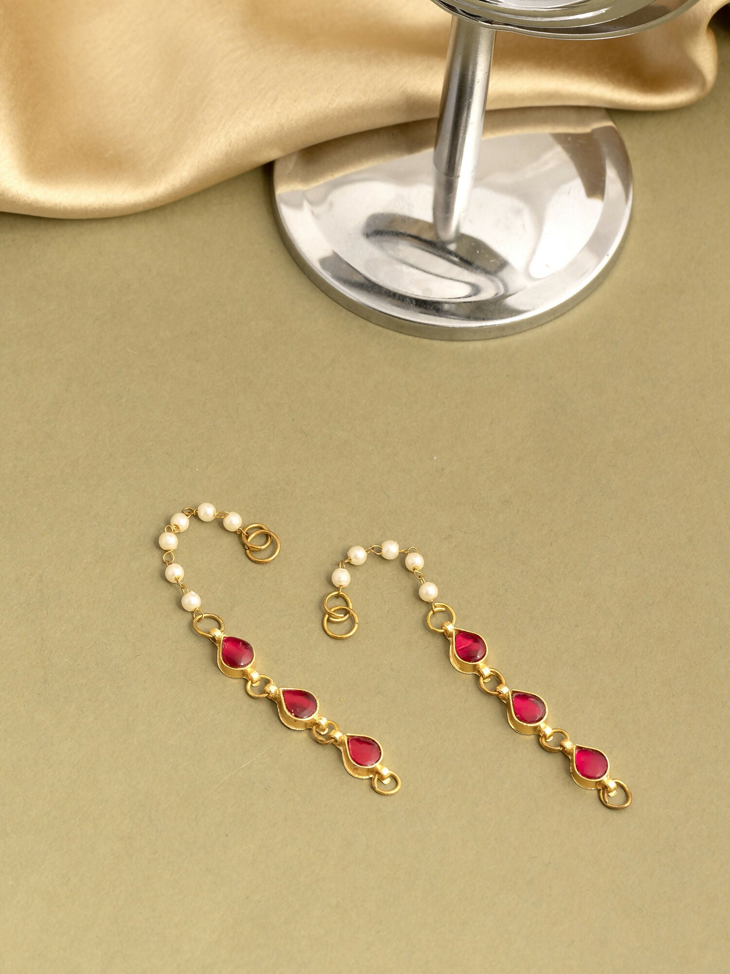 Ruby Raang Flower Earrings