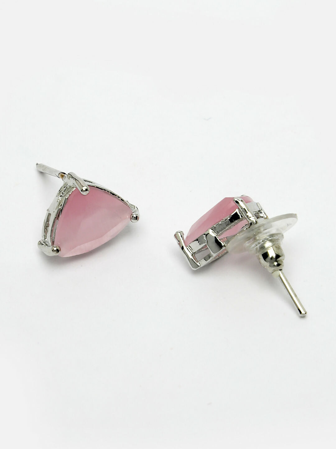 NVR Women's Pink Artificial Stones Studded Handcrafted Jewellery Set - Distacart