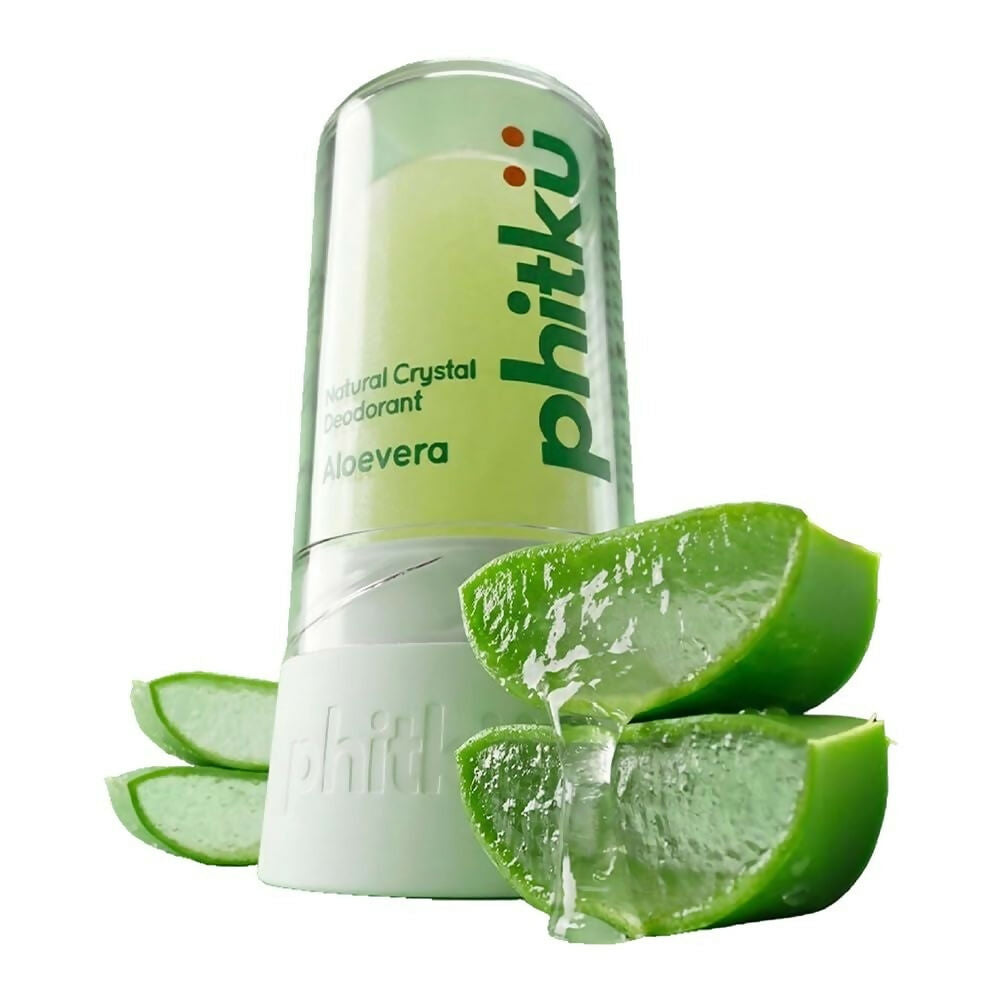 Phitku Crystal Roll On Deo with Aloe Alum Deodorant - Distacart
