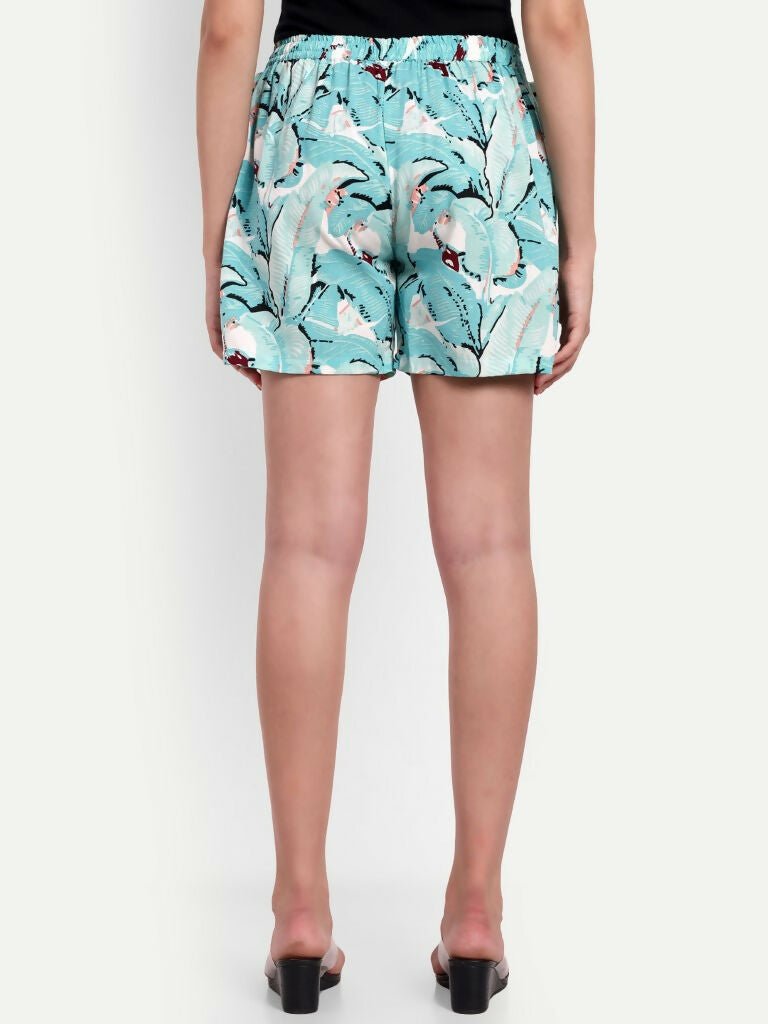 Alvano Printed Blue, Maroon Boxer Shorts, Night Shorts, Regular Shorts, Bermuda Shorts - Distacart