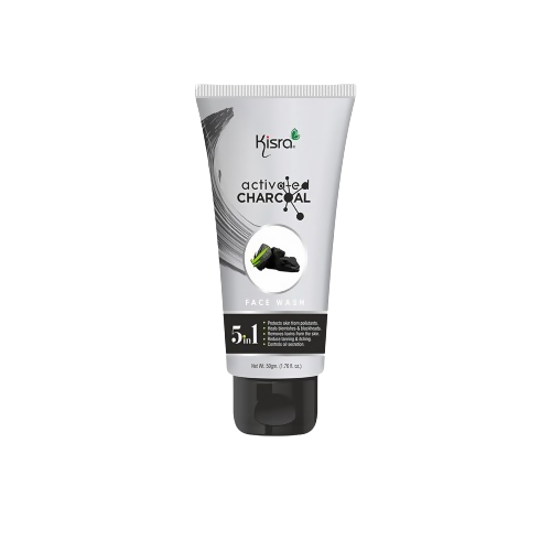 Kisra Activated Charcoal Anti-Pollution Face Wash - Distacart