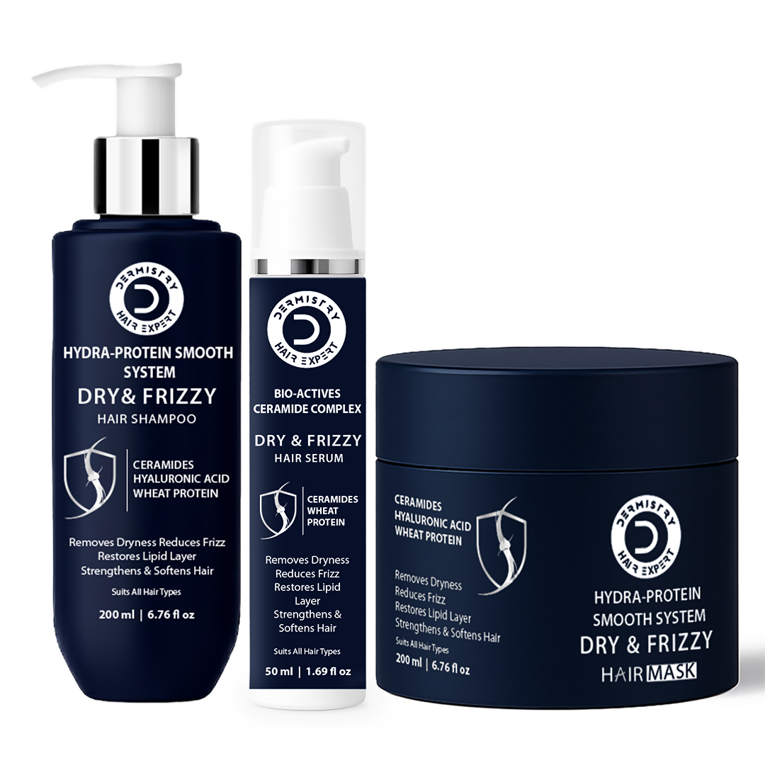 Dermistry Ceramides Hyaluronic Acid Protein Shampoo Mask & Serum - Distacart