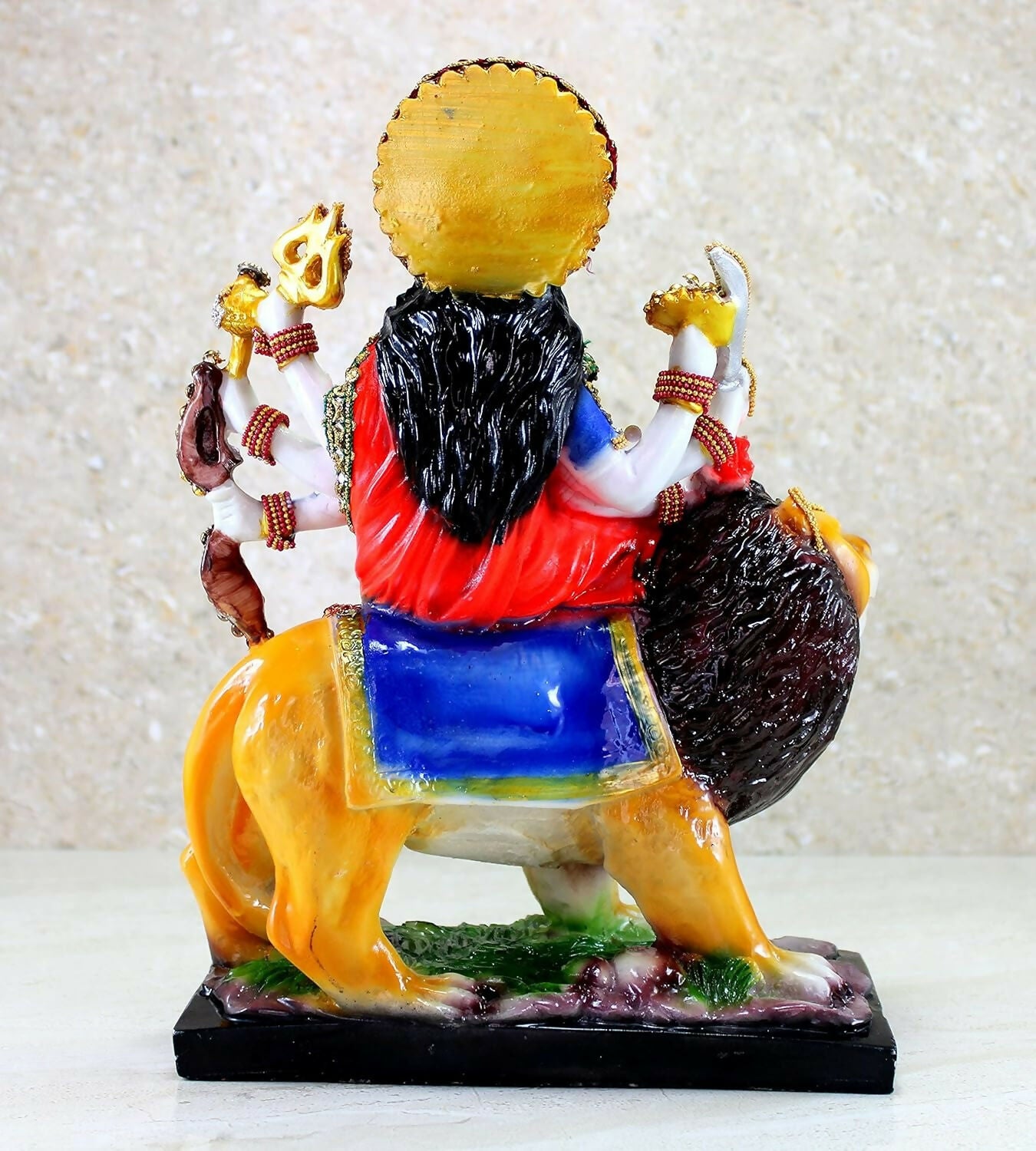 Esplanade Resin Maa Durga Mata Rani Sherawali Murti Idol - Distacart