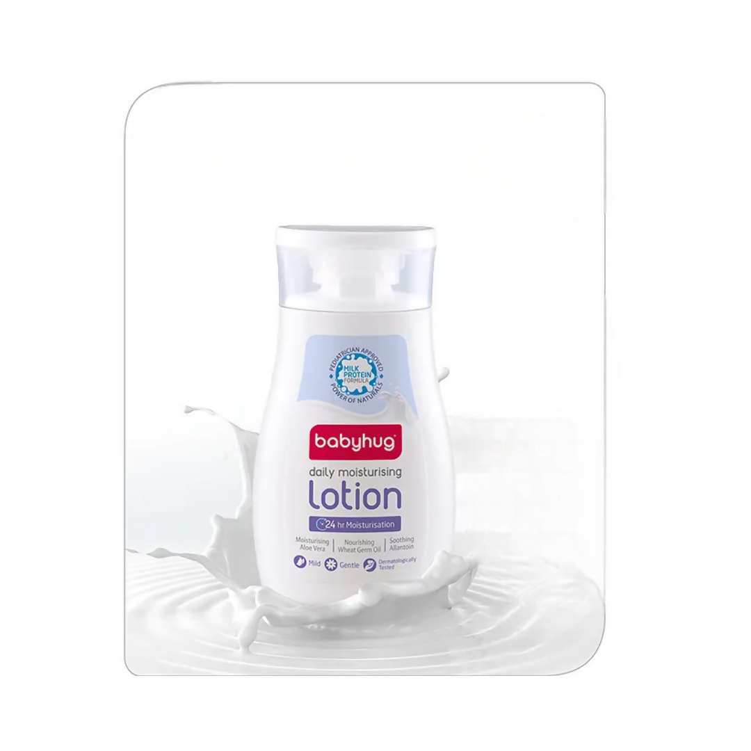 Babyhug Milk Protein Formula Daily Moisturising Milky Lotion - Distacart