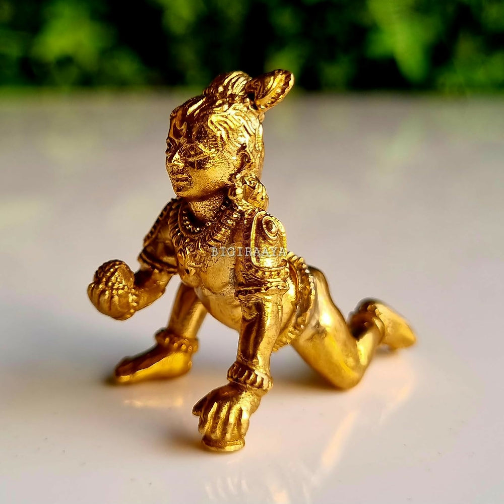 Pure Brass Bal Gopal Statue - Dista