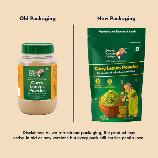 Sweet Karam Coffee Curry Leaves Powder - Distacart