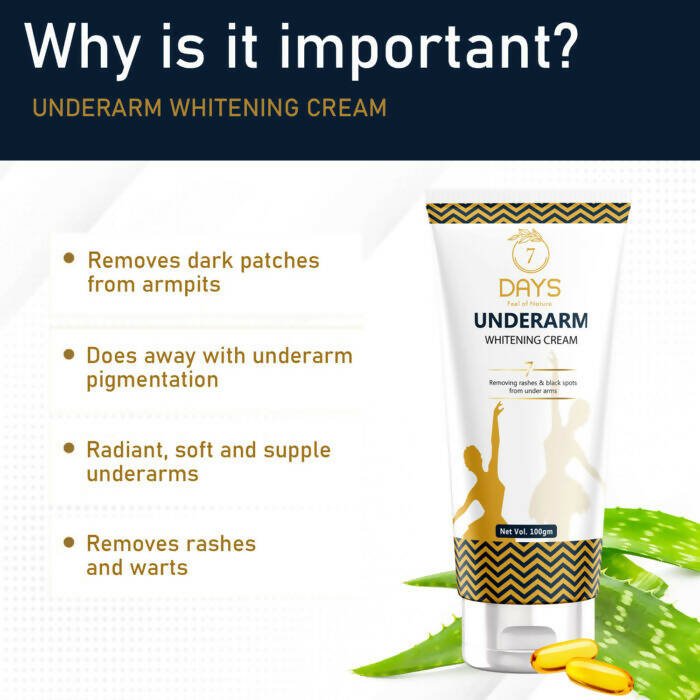 7 Days Underarm Whitening Cream - Distacart