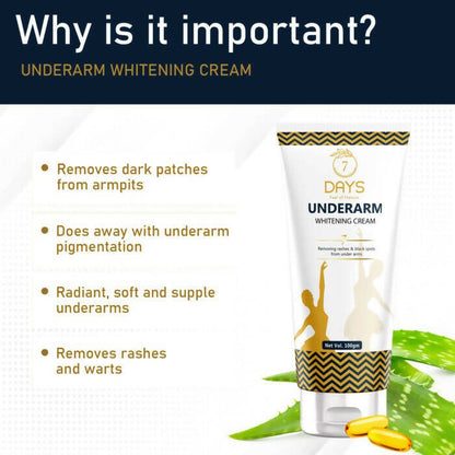 7 Days Underarm Whitening Cream - Distacart