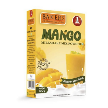 BAKERS Premium Milk Shake Mix - Chocolate, Butterscotch, Mango & Pista - Dista