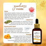 Thumbnail for Globus Naturals Gold Radiance Anti Ageing & Brightening Face Serum, Suitable For All Skin Types - Distacart